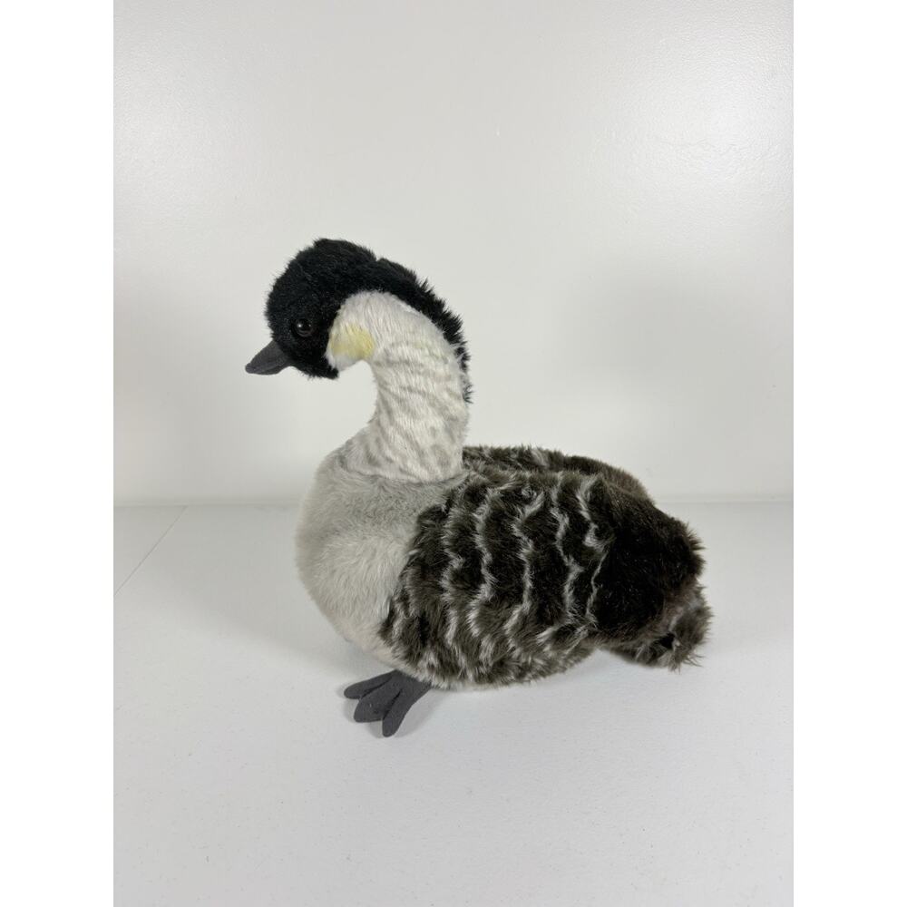 Jaag Nene Hawaiian Goose Plush Stuffed Animal Bird Brown White Black - Picture 3 of 9